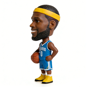 دمى بوب هيد مخصصة لنجوم كرة السلة، هدايا رياضية شخصية من الراتنج لتزيين المكتب والتجميع وهدايا تذكارية للمشجعين - Product Image 2