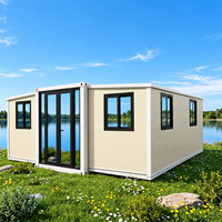 Mini-maisons prêtes à être expédiées, style artisanal, 20 pieds, mobiles, modulaires, démontables, pour bureau, appartement, atelier