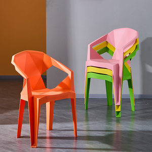 Ngoài trời đêm chợ thịt nướng gian hàng bàn ăn và ghế Stackable Ghế nhựa - Product Image 2