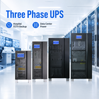 Système d'alimentation sans interruption (ASI) triphasé industriel 100 kVA 80 kW 380 V 400 V avec batterie au plomb pour hôpitaux, vidéosurveillance et systèmes de secours de charges critiques
