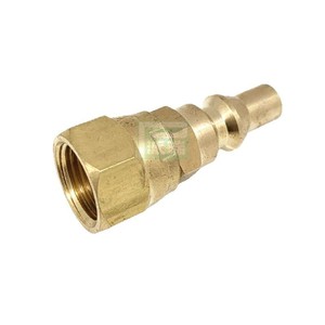 Brass 1/4 Inch Quick Connect Adapter For BBQ Gas Hose Portable <b>Stove</b> Use - Product Image 3