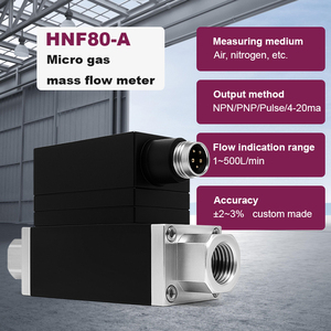 เอาต์พุตคู่ (ชีพจร + 4-20mA) เครื่องวัดการไหลของมวลความร้อนสำหรับก๊าซอุตสาหกรรม: อากาศ/ไนโตรเจน/ไฮโดรเจน - Product Image 6