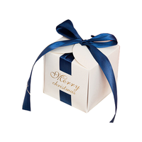Boîte de biscuits aux bonbons apple, personnalisées, créative, pour noël, 50 pièces