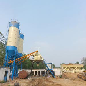 Precio de fábrica Estación de trabajo de construcción Equipo de concreto Mini planta de cemento Mezclador de concreto Precios de plantas de procesamiento por lotes - Product Image 6