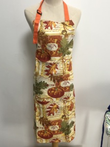 Ensemble de cuisine 5-en-<span class=keywords><strong>1</strong></span> en lin à thème citrouille de Thanksgiving, comprenant serviette, tablier, nappe et gant résistant à la chaleur - Vente en gros saisonnière - Product Image 6