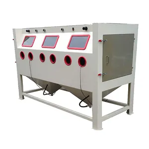 Kundenspezifische Sandstrahlmaschine Blechbearbeitung Komplette Montage umfassende Testdienstleistungen