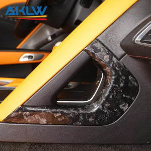 Marco de Reposabrazos de Consola Central de Fibra de Carbono Forjada al por Mayor de Fábrica para <span class=keywords><strong>Chevrolet</strong></span> Corvette C7 2014-2019, Accesorios Interiores - Product Image 3