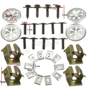ชุดคลิปยึดแผ่นปิดใต้ท้องเครื่องยนต์ 1 ชุด สำหรับ VW Golf MK4 และ Audi A3 Bora - Product Image 2