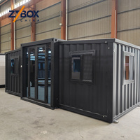 Casa Modular Prefabricada Industrial Pesada ZYBOX de 20 y 40 pies, Contenedor de Lujo Expandible con Baño para el Mercado de EE. UU. y Australia