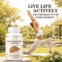 Extrait de Natto de haute qualité, capsules de Nattokinase, enzyme puissant pour le soutien cardiovasculaire, la circulation, le bien-être quotidien des adultes