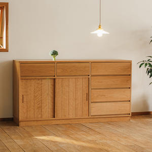 Mountain Glass <b>Sideboard</b> Log Large Board <b>Kitchen</b> Storage Cabinet Wall-Mounted Wine Cabinet Made in China - Product Image 2