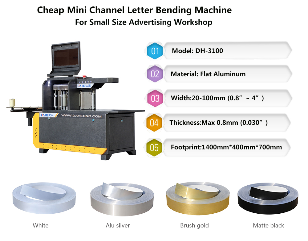 manual channel letter bending machine