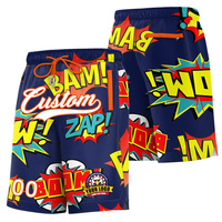 Short de basket-ball à motif de sublimation Short unisexe en maille pour l'entraînement physique et le sport en maille avec poche