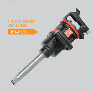 KR-6536 qualité industrielle clé à chocs pneumatique de 1 pouce outils pneumatiques robustes échappement latéral pour Type de voiture - Product Image 2
