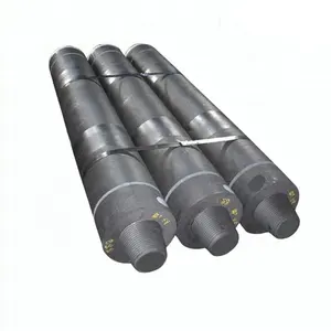 Russia Market Graphite Electrode RP Dia 200mm L1800mm with 3TPI Nipple