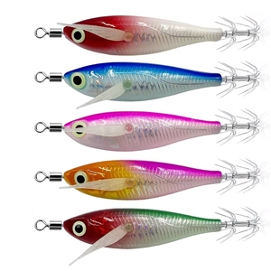 Nuovo OEM luminoso calamaro artificiale gancio legno orizzontale gamberetti seppia esca dura 80mm <span class=keywords><strong>esche</strong></span> <span class=keywords><strong>artificiali</strong></span> <span class=keywords><strong>per</strong></span> <span class=keywords><strong>seppie</strong></span> mare - Product Image 1