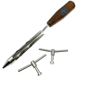 Taladro ortopédico médico Al Mida Healthcare de acero inoxidable con mandril ajustable y mango de madera, instrumento quirúrgico manual CE - Product Image 5