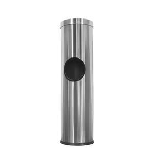 Moderno Cestino per Rifiuti in Acciaio Inox da Pavimento con <span class=keywords><strong>Dispenser</strong></span> per <span class=keywords><strong>Salviette</strong></span> Umidificate e Igienizzante Mani per Bagno - Product Image 1