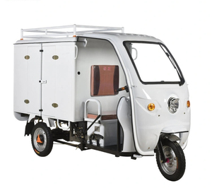 Tricycle fermé électrique 2024, vente chaude, charge utile 400 kg, 50-70 km/h, 50-70 km d'autonomie, pour transport postal national et livraison - Product Image 3