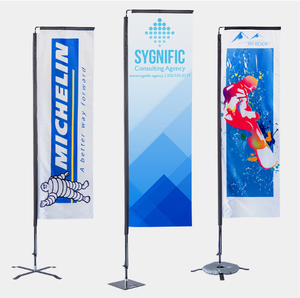Bandiera a Piuma Personalizzata con Protezione UV, Tessuto Impermeabile, Base Stabile, Design Pieghevole per Eventi all'Aperto, <span class=keywords><strong>Marketing</strong></span> Aziendale e Promozione del Brand - Product Image 2