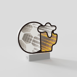 GOLDMORE4 Custom LED <strong>Neon</strong> <strong>Sign</strong> - Football and <strong>Beer</strong> Design for Sports Bar, Man Cave, Home Decor, Wall Light Gift - Product Image 1