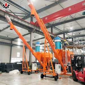 Convoyeur de poudre circulaire, équipement de convoyeur à vis, avec trémie - Product Image 4