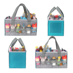 Cao Cấp Tái Sử Dụng Thời Trang Cảm Thấy Có Thể Gập Lại Lưu Trữ Di Động <span class=keywords><strong>Tote</strong></span> Túi Cho Trẻ Em Của An Toàn Búp Bê Và Loa Lưu Trữ Mùa Hè Sử Dụng - Product Image 4