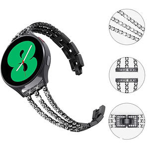 <span class=keywords><strong>Bracelet</strong></span> de <span class=keywords><strong>montre</strong></span> élégant en diamant pour femmes pour Samsung <span class=keywords><strong>Garmin</strong></span> Huawei Watch Girls <span class=keywords><strong>Bracelet</strong></span> 20mm 22mm New Design Watch Straps - Product Image 6