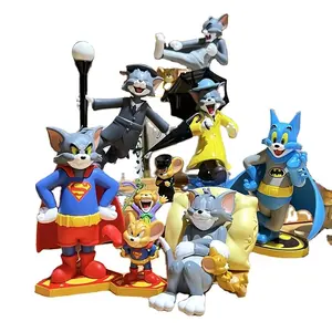 Hot product Pretty Anime Figure Tom / Jerry surprise mystery box 100 anniversary blind box collectable toys