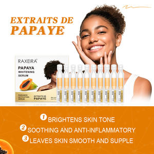 Suero Blanqueador de Piel de Papaya al por Mayor, Ampolla con Ácido Kójico, Eliminador de Manchas Oscuras, Cuidado de la Piel de los Nudillos Oscuros, Suero Facial Blanqueador de Papaya - Product Image 6