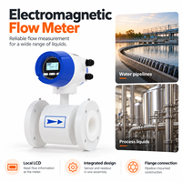 Débitmètre électromagnétique Fullkon à plaque froide pour circulation de liquide, refroidissement de pipeline d'eau DN10/15, certifié RoHS pour centre de données