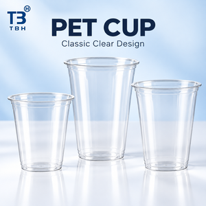แก้ว PET 16 ออนซ์ 98 มม. รุ่น FP-16 แก้วพลาสติก PET ใส สำหรับเครื่องดื่มเย็น น้ำผลไม้ กาแฟเย็น สมูทตี้ เหมาะสำหรับตลาดสำนักงาน รับผลิตแบบ OEM ODM - Product Image 3