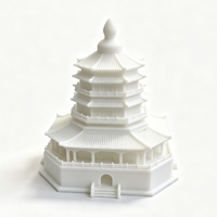 Service d'impression 3D SLA, impression 3D en résine blanche pour modèles d'architecture antique, usine de prototypage rapide