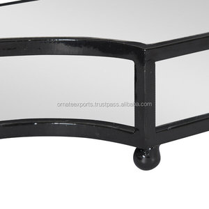 Bandeja decorativa de Metal para Perfume, con espejo, adornado, festoneado - Product Image 2