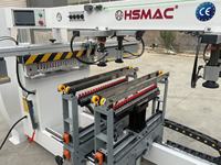 Machine de perçage et d'alésage CNC pour le travail du bois HSMAC, prix usine, moteur 4,5 kW, tension 380 V, vitesse 2840 tr/min, largeur de travail maximale 2440 mm