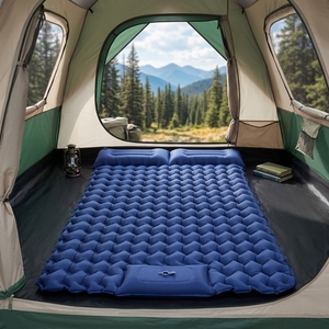 Colchón Inflable de Camping Plegable de Alta Calidad con Bomba de Inflado Integrada, TPU Impermeable, Ligero y Duradero, para las 4 Estaciones - Product Image 1