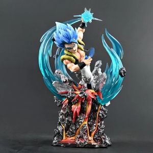 Figurine <span class=keywords><strong>Dragon</strong></span> <span class=keywords><strong>Ball</strong></span> Gogeta Broli Cheveux Bleus Série Résonance Super Saiyan, Figurine d'Action Anime, Ornement Personnage de Dessin Animé - Product Image 3