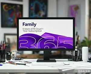 Suscripción Familiar 365 con Copiloto, 6 Usuarios, 6 TB de Almacenamiento en la Nube, Software Expandible por 12 Meses - Product Image 1