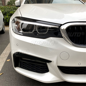 2PCS pour BMW Série 5 G30 G31 G38 F90 M5 525I 530I 540I 2017-2021, garnitures de phares avant, sourcils, autocollants de voiture - Product Image 6