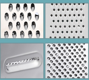 Râpe à légumes multifonctionnelle en acier inoxydable C183 de 10 pouces, trancheuse à ail et pommes de terre pour cuisine, vente en gros - Product Image 2