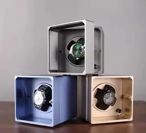 Automatische Horloge Winder Veilig Luxe Hoge Kwaliteit Metalen Gyro Horloge Winder Box 1 Slot Diverse Kleur