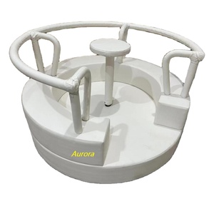 Gran oferta, equipo de juegos al aire libre para niños, juego suave para niños, columpio eléctrico redondo, carrusel de juego suave para interiores respetuoso con el medio ambiente - Product Image 2
