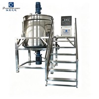 Cuve de mélange liquide en acier inoxydable avec agitateur, cuve de mélange à chauffage électrique, homogénéisateur industriel pour shampoing et lotion