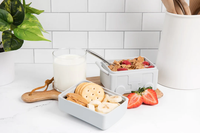 Bol de conservation alimentaire unique en silicone, boîte à lunch bento au design de voiture de dessin animé, parfait pour le bureau, l'école, les voyages et les pique-niques