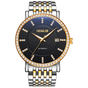 Reloj Mecánico de Lujo para Hombre con Movimiento Automático, Acero Inoxidable, Resistente al Agua, con Esfera Luminosa y Visualización de Fecha - Product Image 1