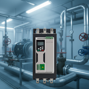 Arrancadores <span class=keywords><strong>de</strong></span> Motor a <span class=keywords><strong>Precio</strong></span> <span class=keywords><strong>de</strong></span> Fábrica, 75KW 380V, Bypass Integrado, 50Hz/60Hz, Multiprotección, Arrancador Suave para Motor <span class=keywords><strong>de</strong></span> Bomba <span class=keywords><strong>de</strong></span> Agua - Product Image 1