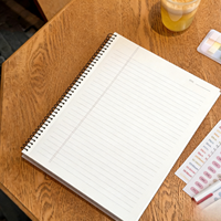 Carnet à spirales A5 personnalisé en gros, couverture rigide imperméable, 100 feuilles, agenda hebdomadaire pour étudiants et usage professionnel - Cadeau
