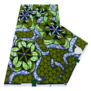 Dernière mode <span class=keywords><strong>africaine</strong></span>, tissu en cire Ankara, 100% coton, imprimé africain, tissu super Holldan, 6 yards pour la <span class=keywords><strong>couture</strong></span> de robes - Product Image 6