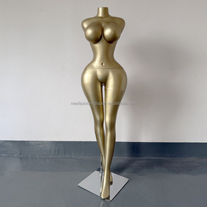 Maniquíes femeninos <span class=keywords><strong>de</strong></span> tamaño XL <span class=keywords><strong>de</strong></span> Guangzhou, modelos <span class=keywords><strong>de</strong></span> exhibición <span class=keywords><strong>de</strong></span> <span class=keywords><strong>ropa</strong></span> <span class=keywords><strong>de</strong></span> fibra <span class=keywords><strong>de</strong></span> vidrio <span class=keywords><strong>de</strong></span> oro mate <span class=keywords><strong>de</strong></span> cuerpo completo para sujetador grande BBL Curvy <span class=keywords><strong>de</strong></span> talla grande - Product Image 2