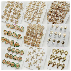 ต่างหูขายส่ง XUPING รุ่น Jingjing ประดับคริสตัลรูปหัวใจและดอกไม้หลากสีสัน แฟชั่นชุบทอง 14K ต่างหูแบบติดหูสำหรับผู้หญิง - Product Image 2